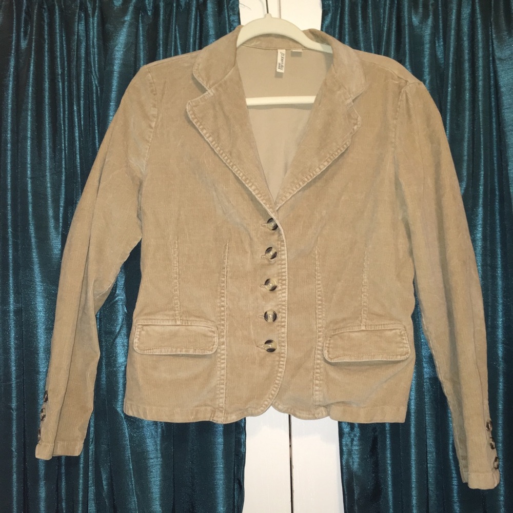 St. John’s Bay Corduroy Jacket/Blazer-Tan